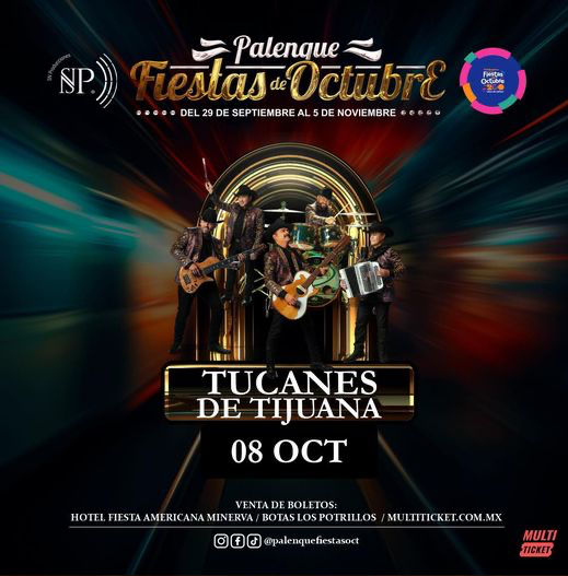 boletos Tucanes Tijuana Palenque Fiestas de Octubre 2023