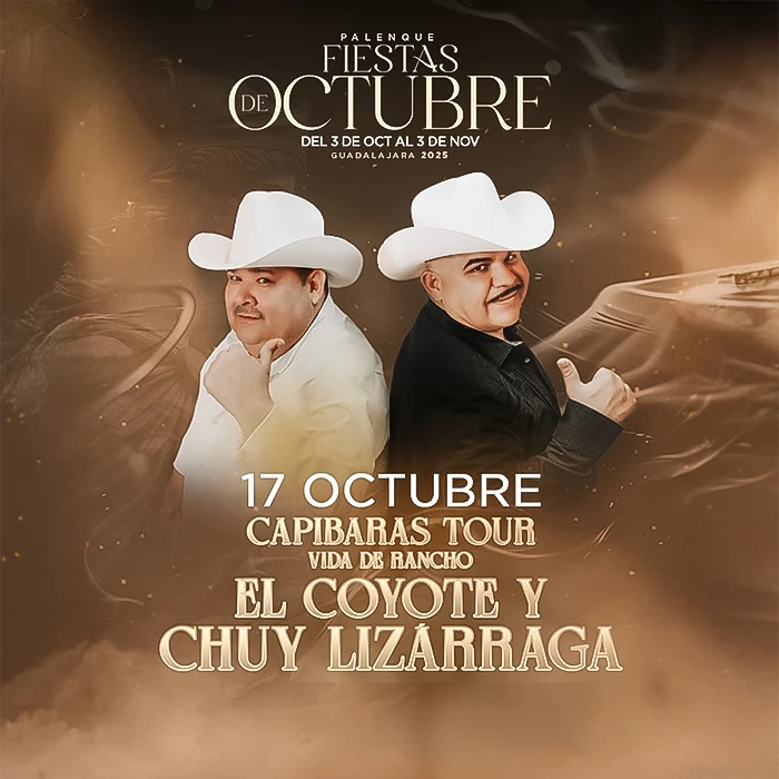 Chuy Lizarraga y El Coyote Palenque Fiestas de Octubre