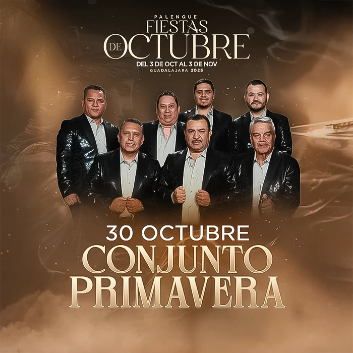 Conjunto Primavera Palenque Fiestas de Octubre
